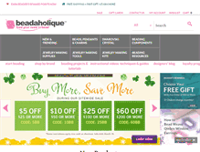 Tablet Screenshot of beadaholique.com